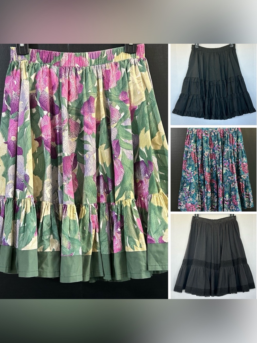 4 Vintage Women's Square Dancing Skirts